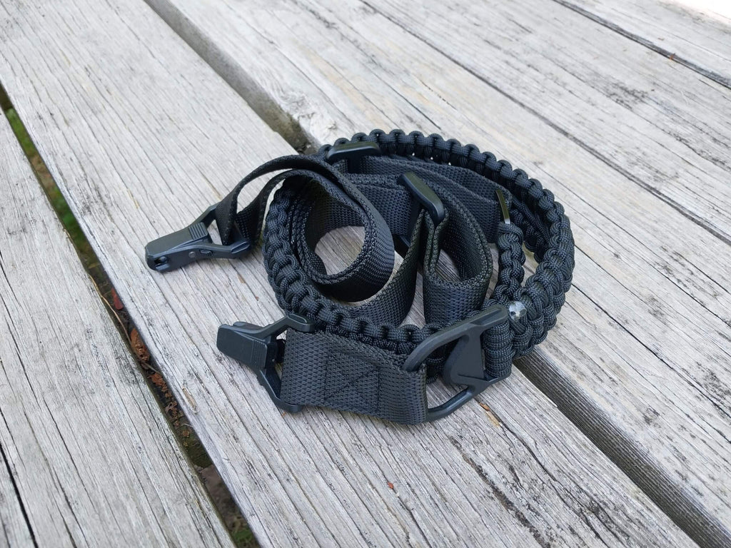 Clip on Paracord Sling One and Two Point image 2