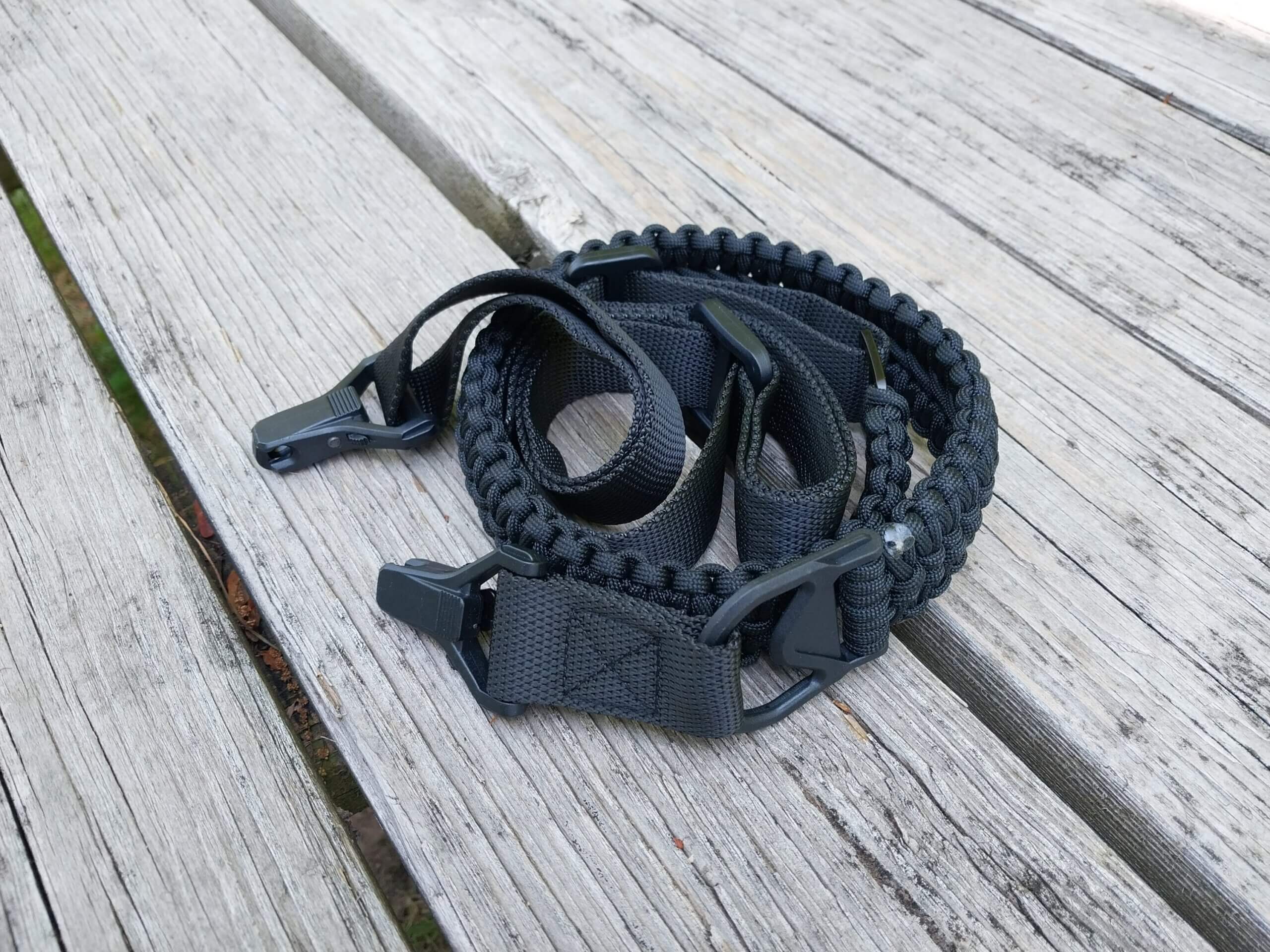Clip on Paracord Sling One and Two Point image 2