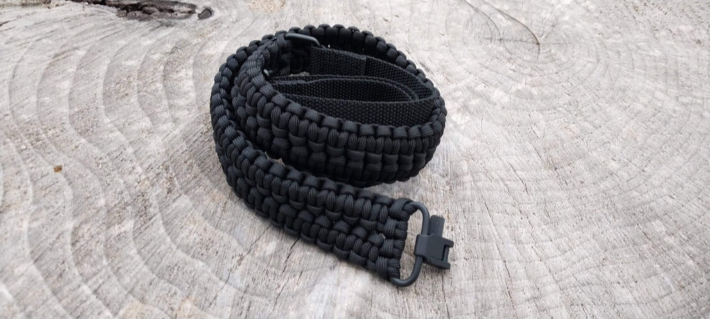 Standard Paracord Rifle Sling - Black image