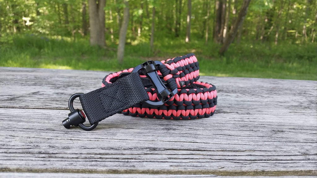 Paracord QD 1- Or 2-Point Sling - Pink image