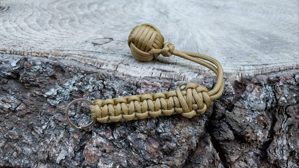 Paracord Monkey Fist - Coyote Brown image