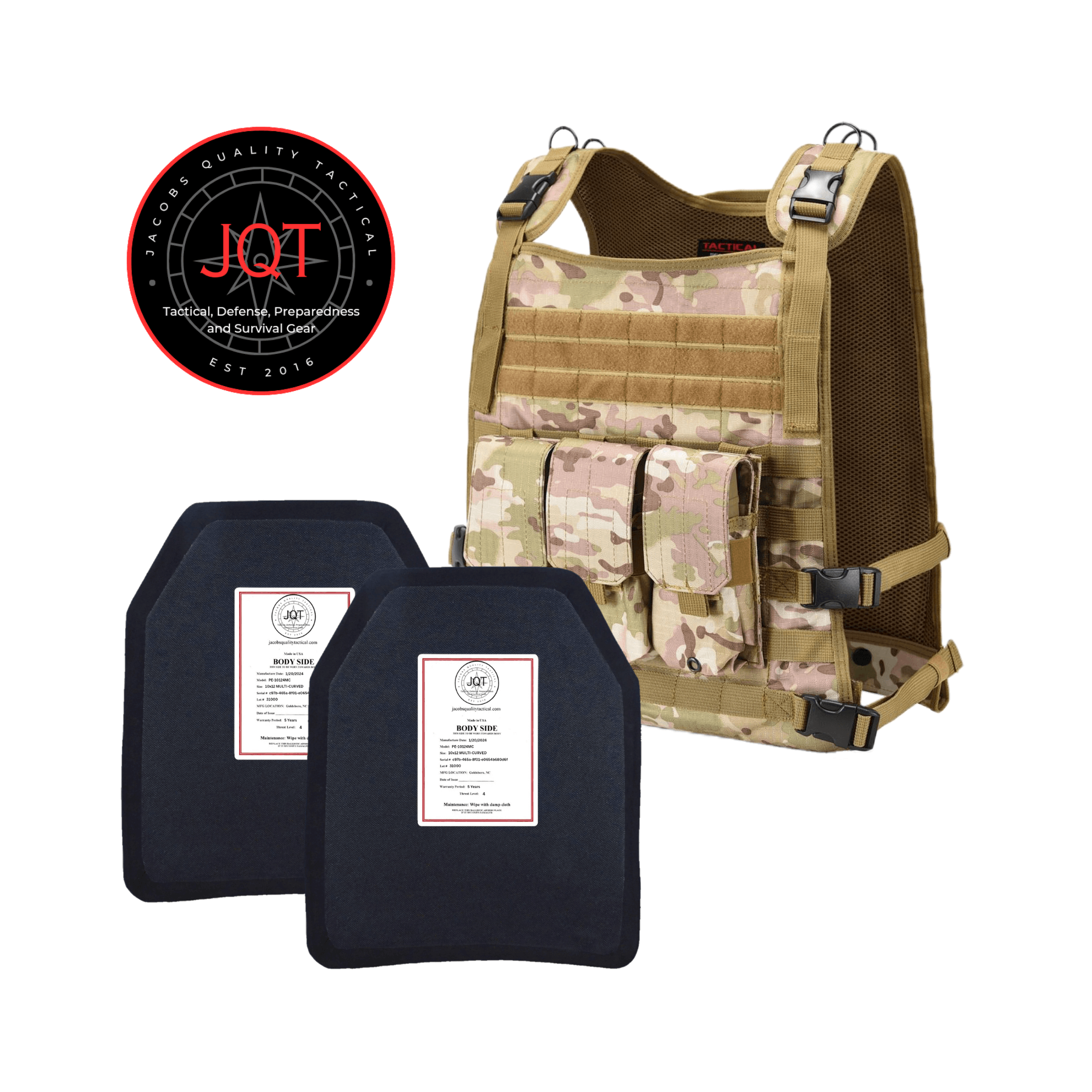 JQT Wildcat Level 4 Body Armor Bundle image 1