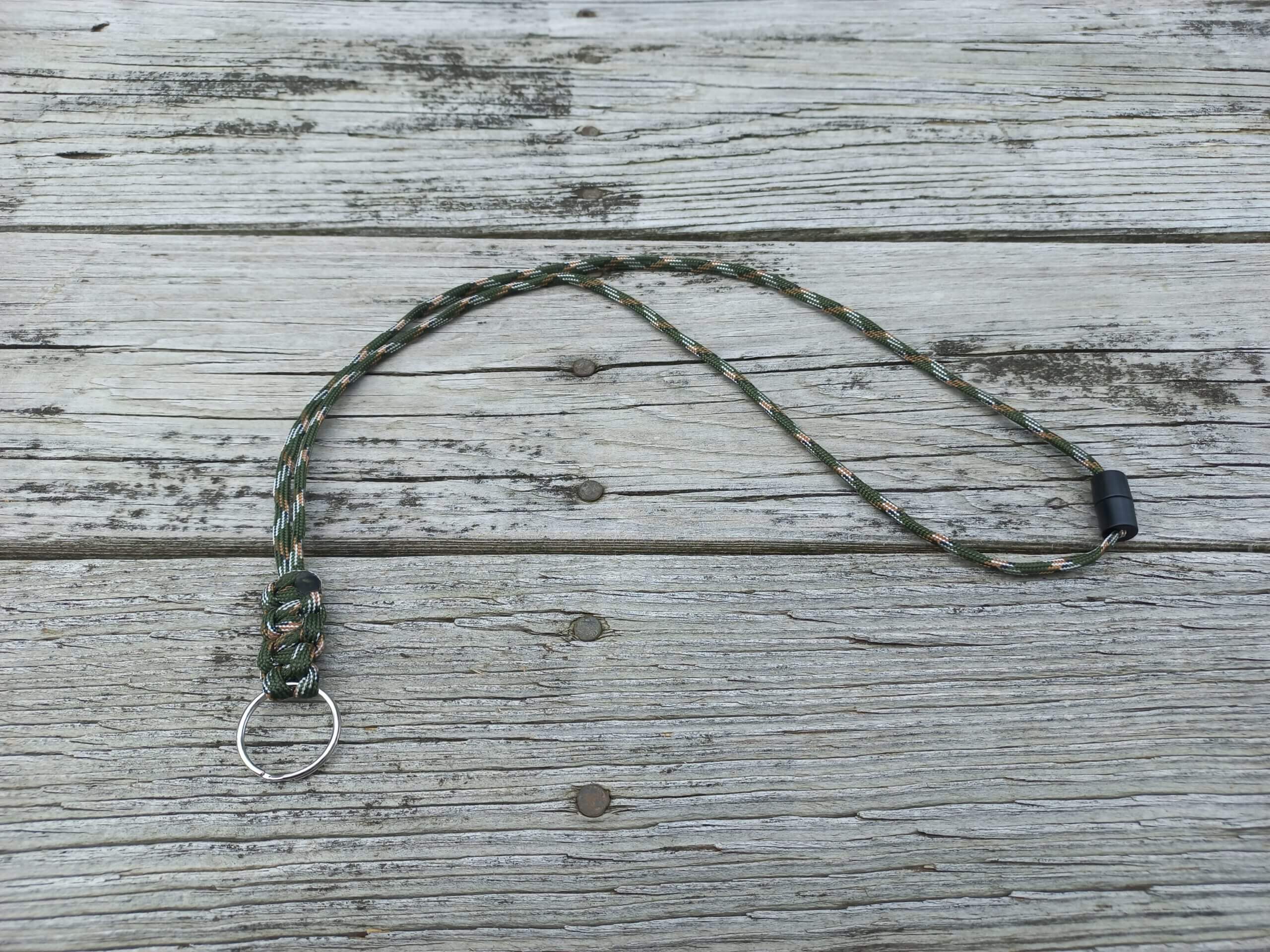 Paracord Neck Lanyard - Camo 2 image