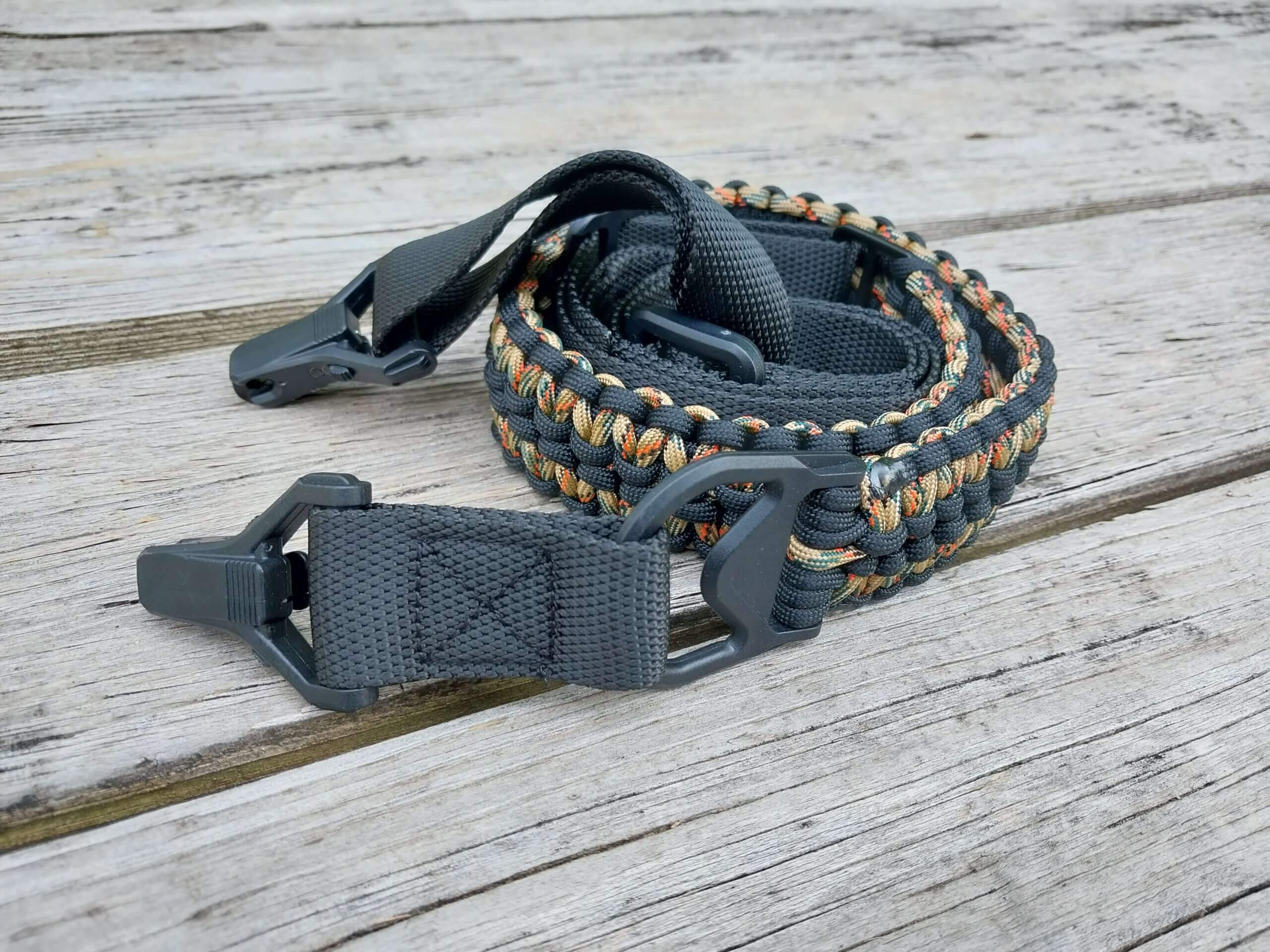 Clip on Paracord Sling One and Two Point image 16