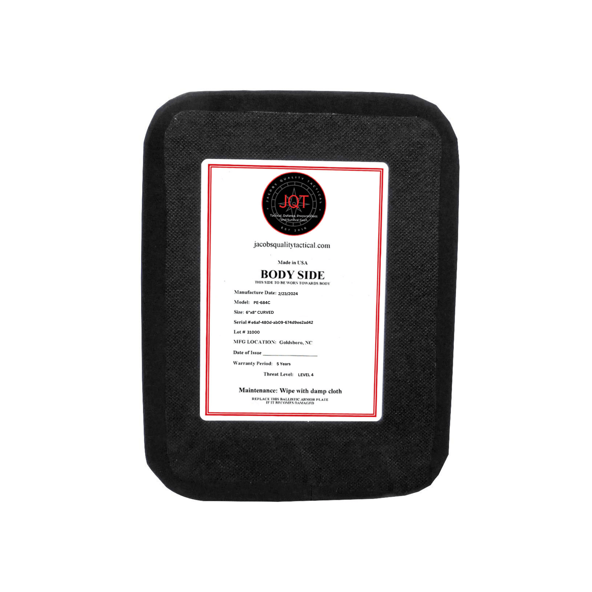 JQT Procat Level 4 Body Armor Bundle image 3