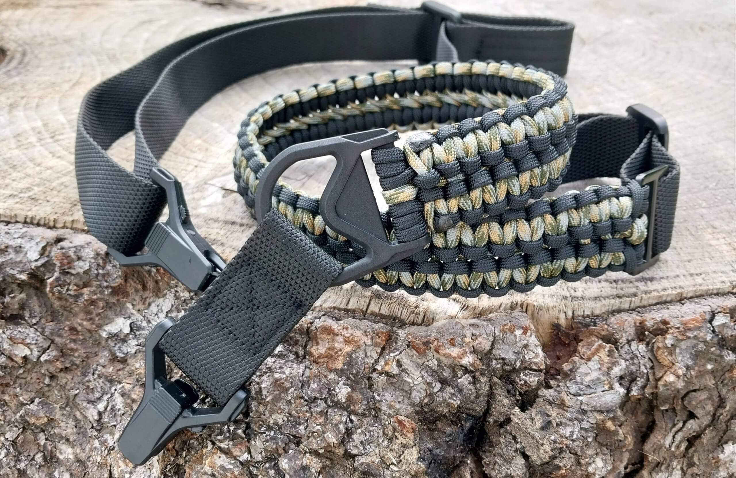 Clip on Paracord Sling One and Two Point image 18
