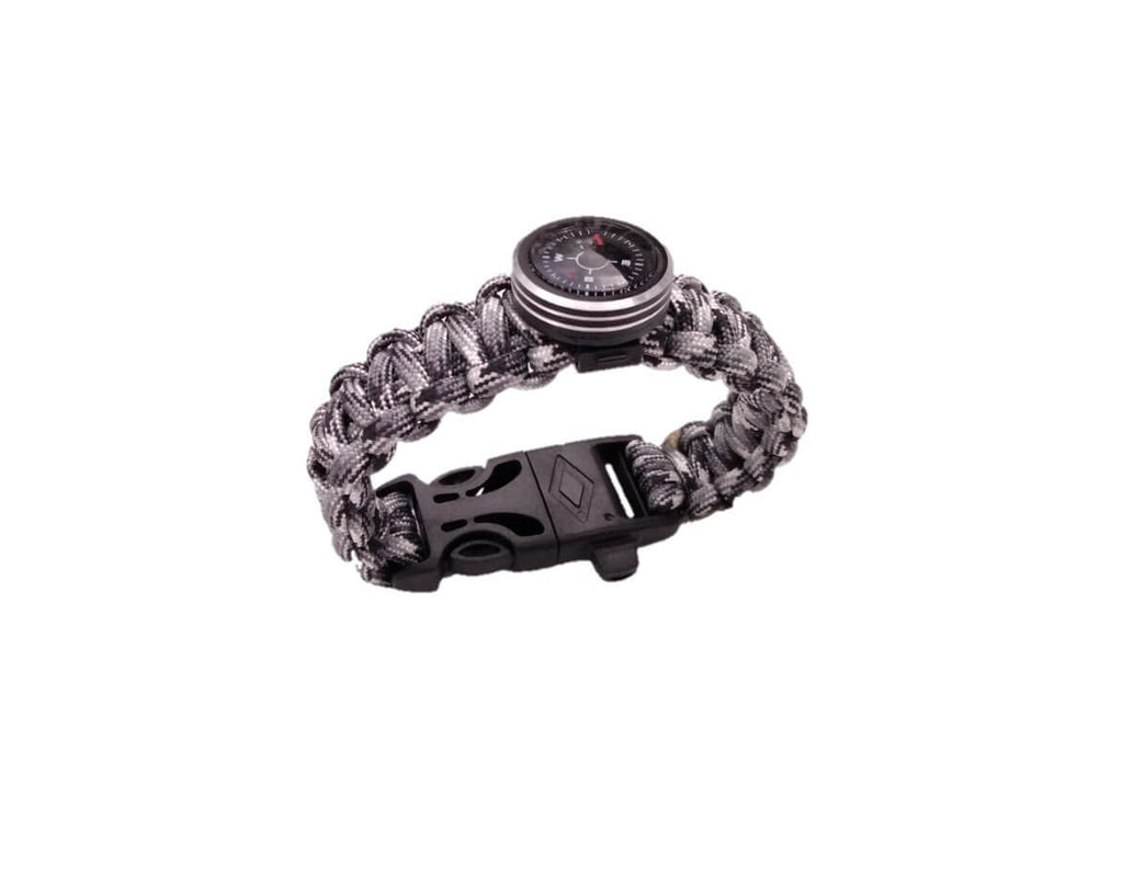 Paracord Survival Bracelet - Extra Large, Urban Camo image