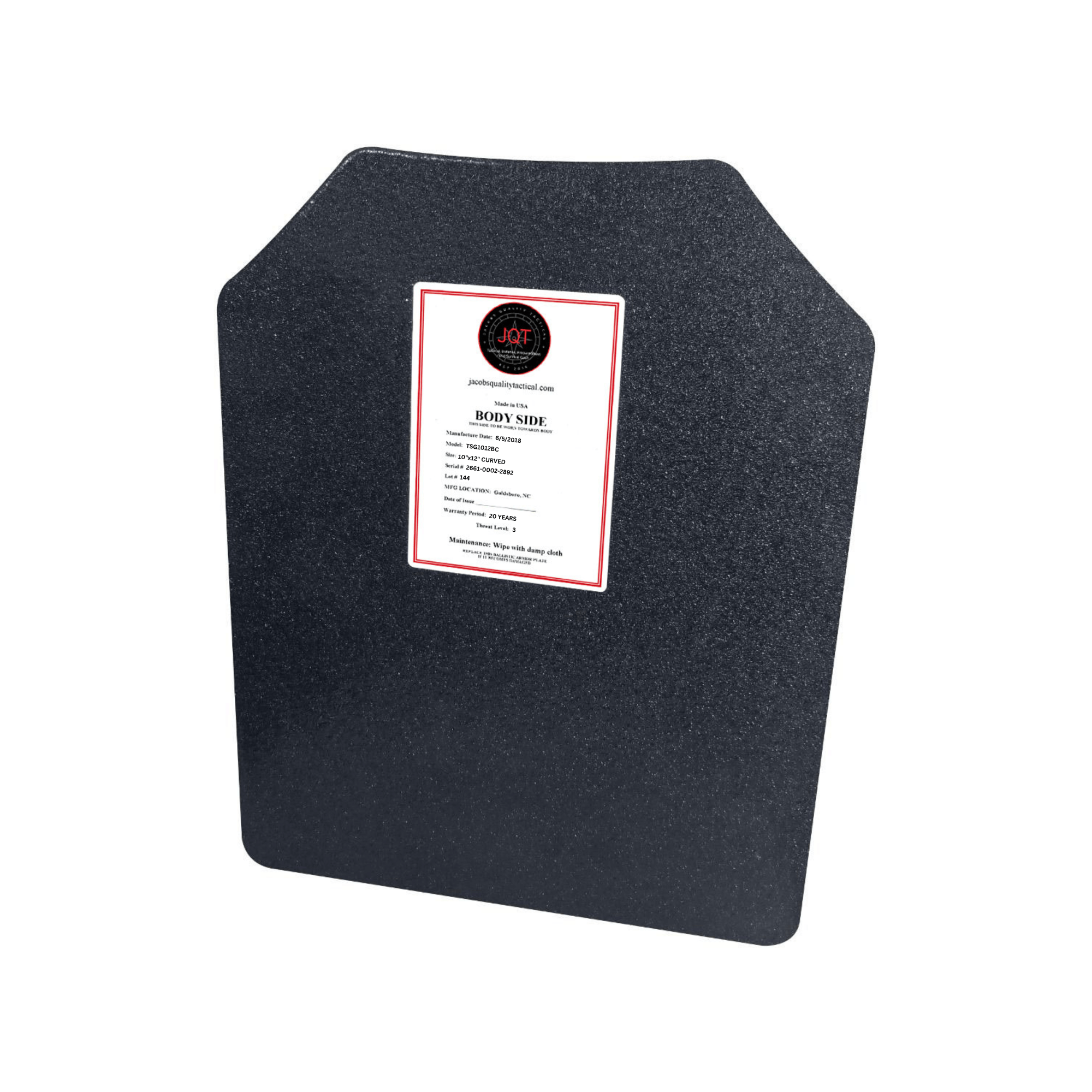 JQT Wildcat Level 3 AR500 Body Armor Bundle image 4