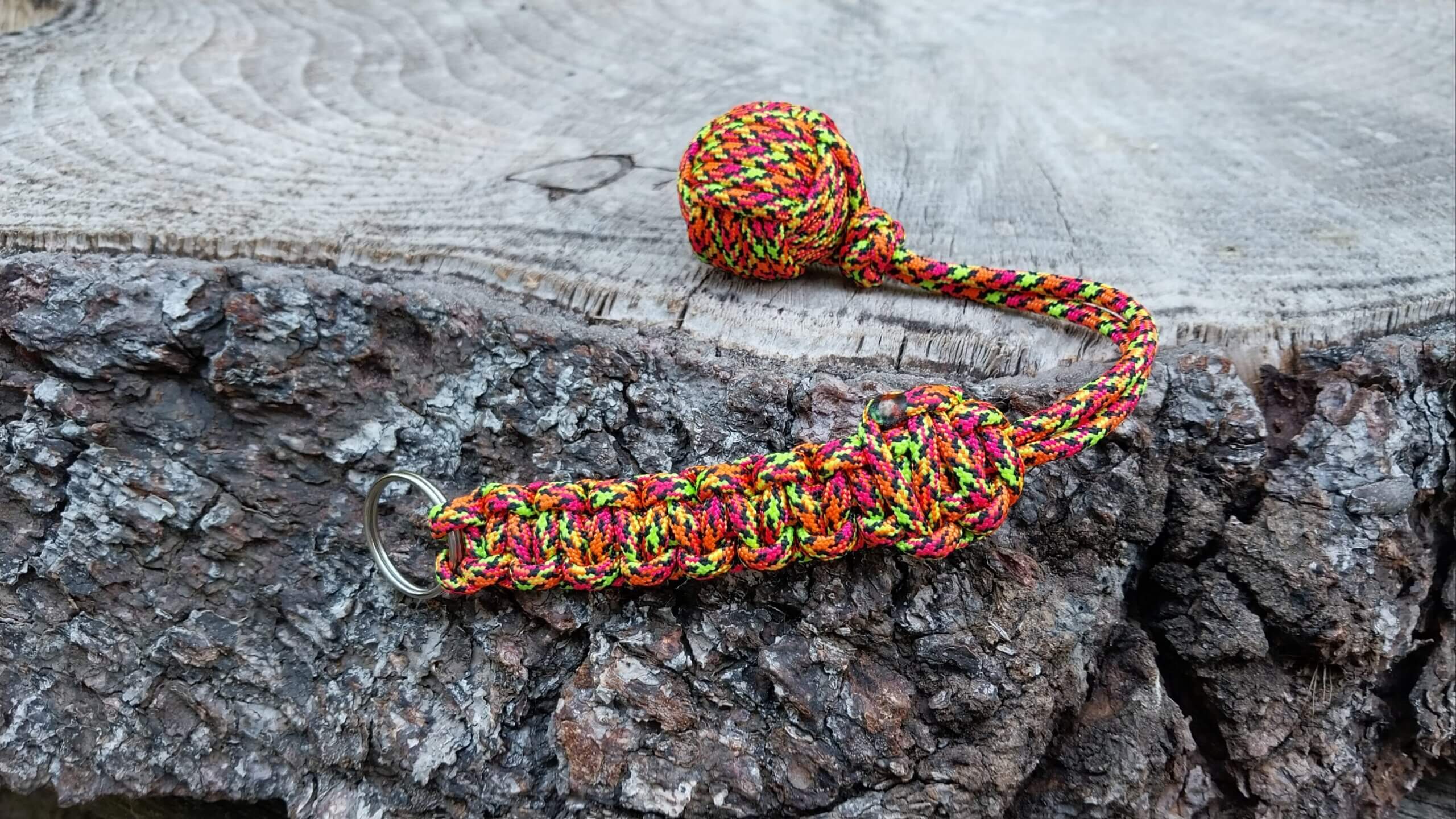 Paracord Monkey Fist - Cosmic image