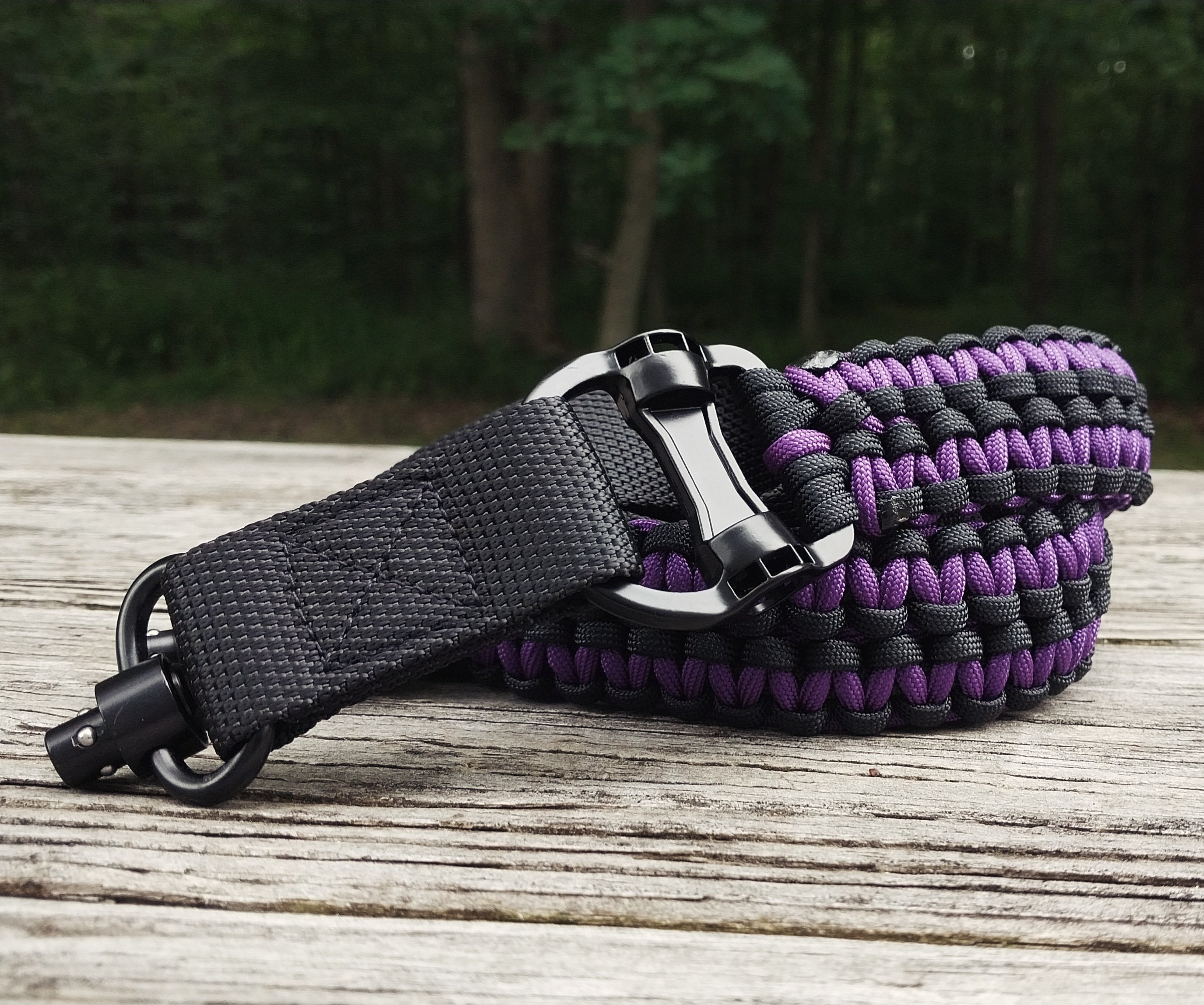 Paracord QD 1- Or 2-Point Sling - Purple image