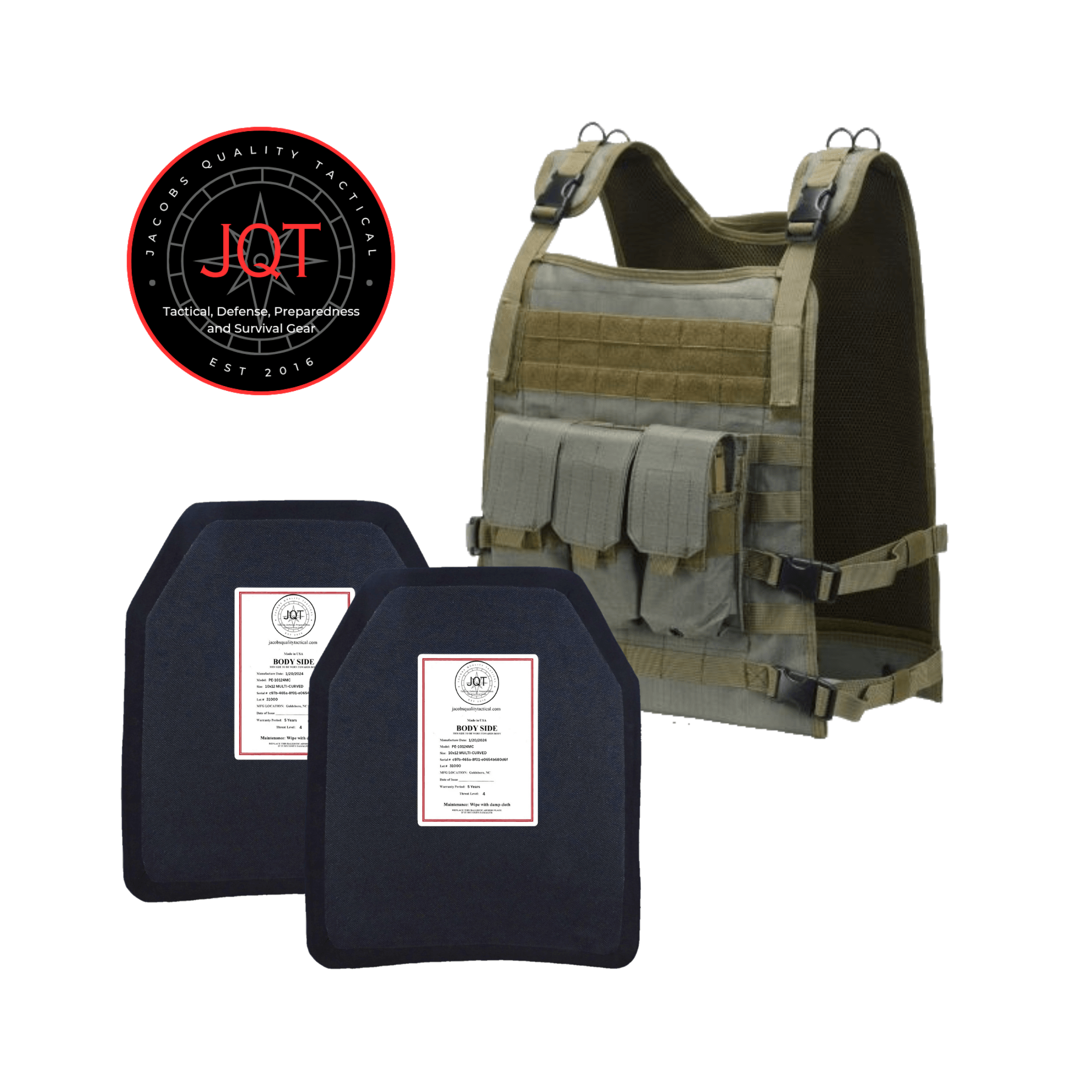 JQT Wildcat Level 4 Body Armor Bundle image 2