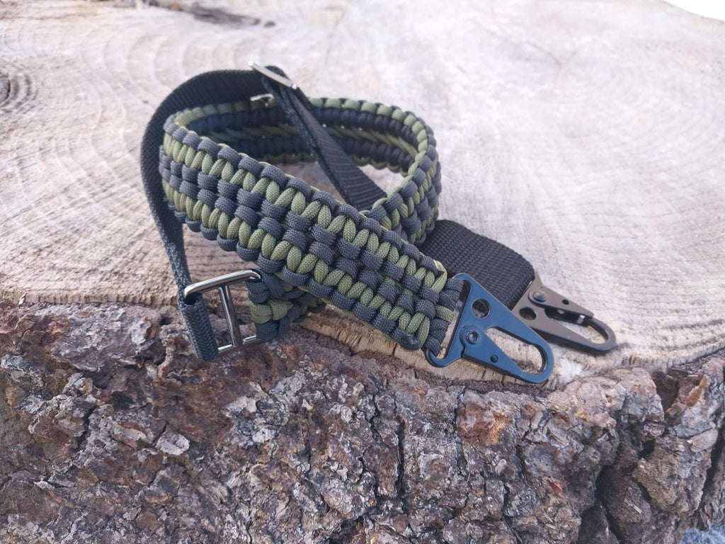 Paracord Rifle Sling - HK - Olive Green image