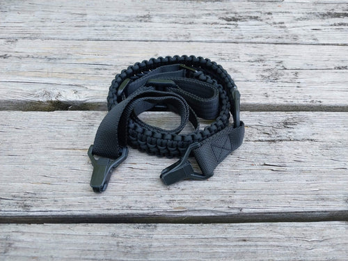 Clip on Paracord Sling One and Two Point image 1