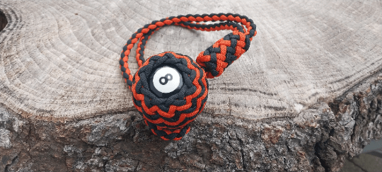 Pool Ball Thumper - Orange/Black image
