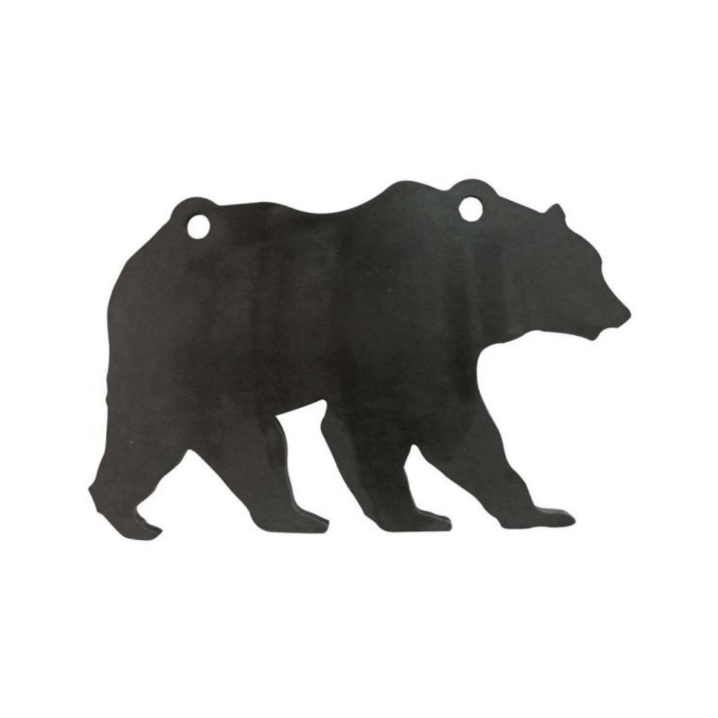 Tactical Scorpion Gear AR500 Steel Shooting Target Bear 14 x 9 x 3/8" Laser Cut Gong image 0