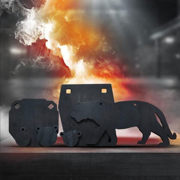 Tactical Scorpion Gear Cougar AR500 Steel Target Gong image 2