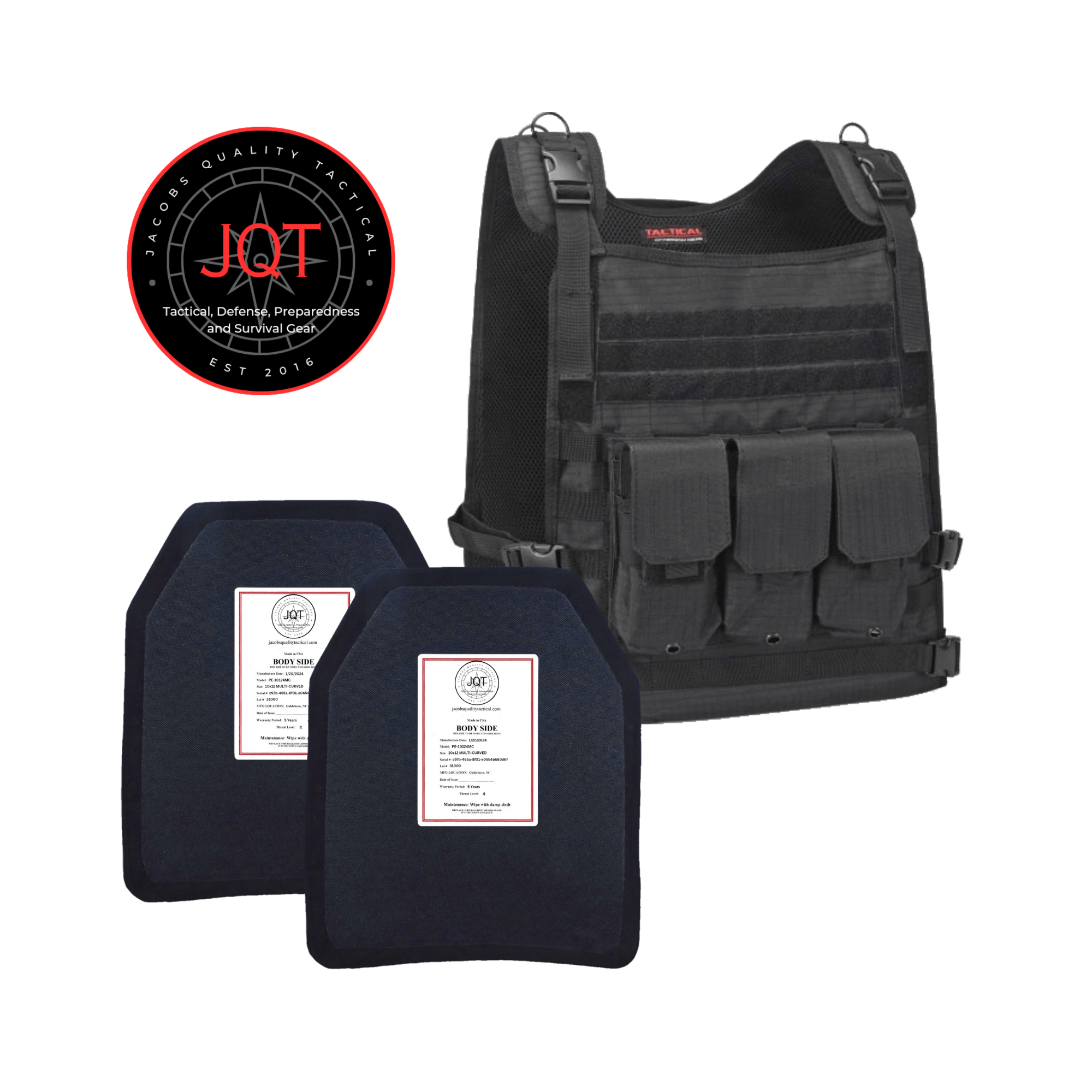 JQT Wildcat Level 4 Body Armor Bundle image 0