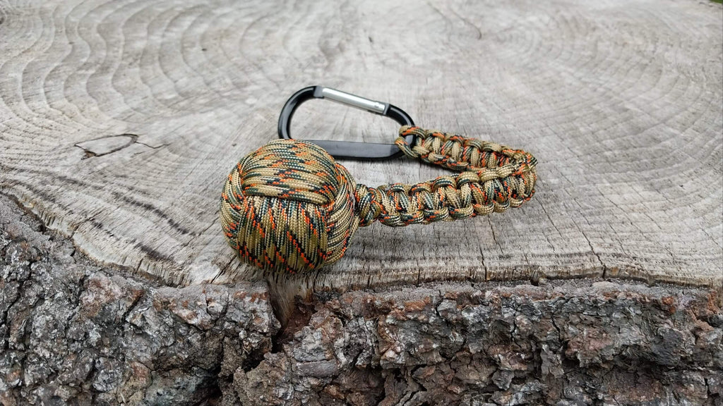Paracord Golf Ball Monkey Fist - Tree Stand image