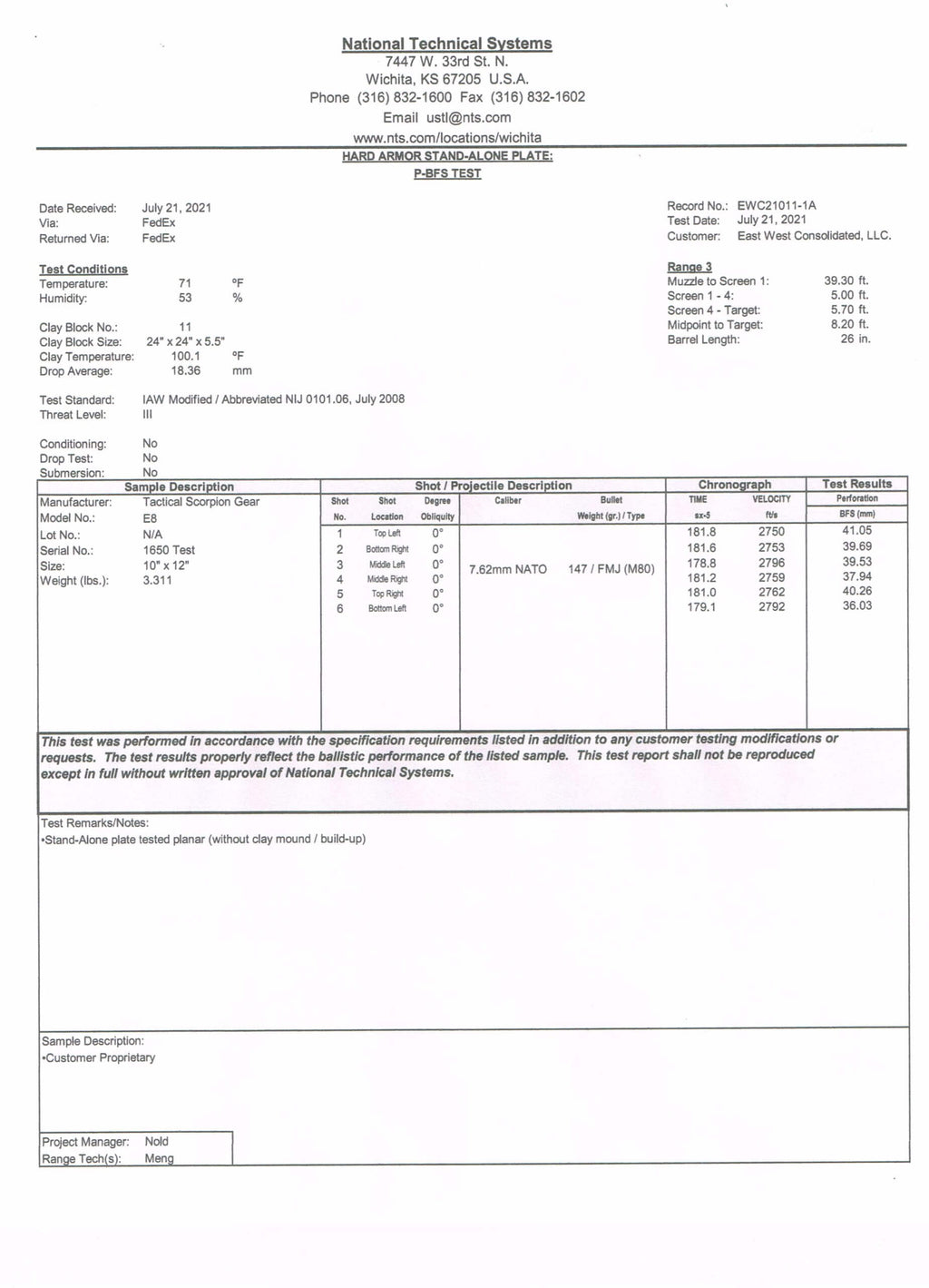JQT Procat Level 3+ Polyethene Body Armor Bundle image 3