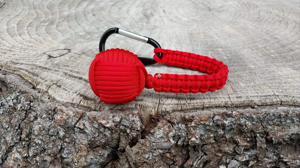 Paracord Golf Ball Monkey Fist - Red image