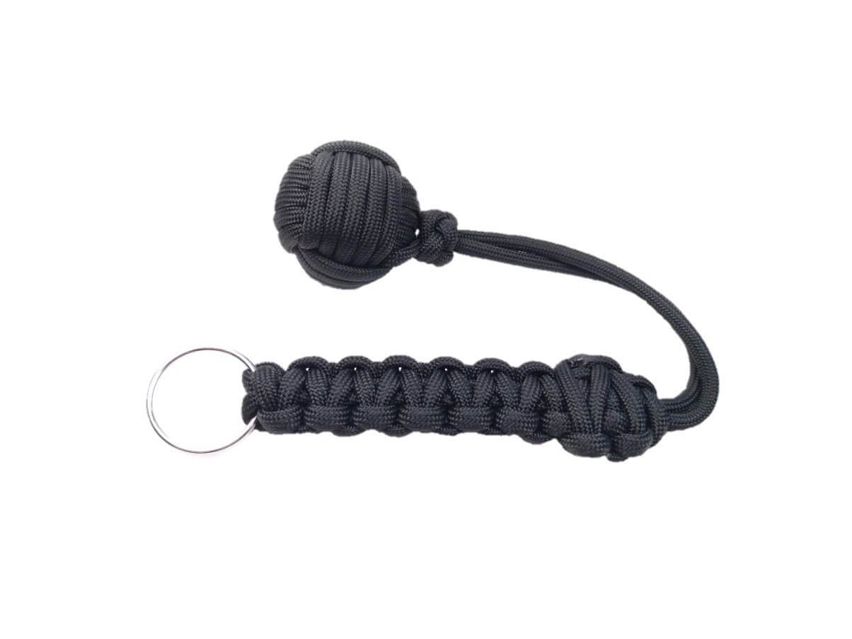 Black Mini Monkey Fist Paracord Zipper Pull – Youthful Savings Marketplace
